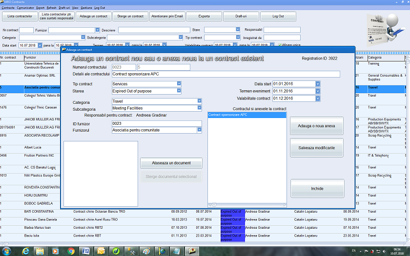 Gestiune Contracte